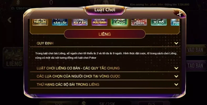 Hướng dẫn cách tính điểm bài liêng tại nhà game Sunwin Cách chơi liêng