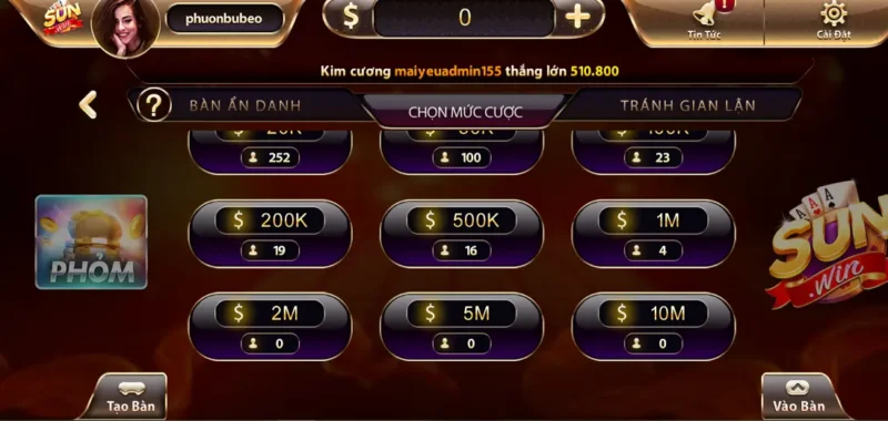 Những kinh nghiệm chơi phỏm hay nhất tại Sunwin Cách chơi phỏm