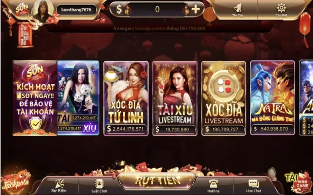 Tài xỉu livestream Sunwin có đồ họa đặc biệt hấp dẫn Tài xỉu livestream Sunwin có đồ họa đặc biệt hấp dẫn