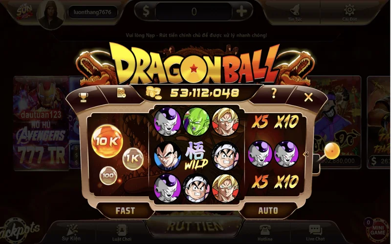 dragon ball sunwin co do hoa rat dep mat