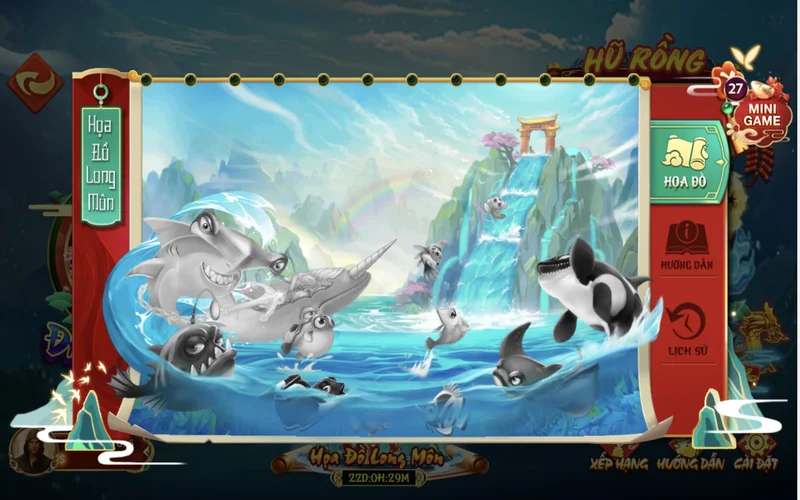 Họa đồ long môn của Sunwin cũng là một thể loại game bắn cá hoa do long mon cua sunwin cung la mot the loai game ban ca