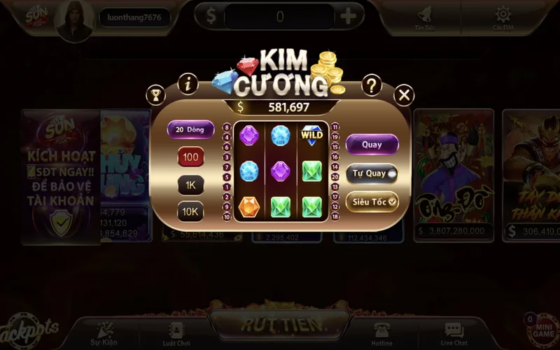 Kim cương Sunwin có nhiều cửa cược khác nhau kim cuong sunwin co nhieu cua cuoc khac nhau
