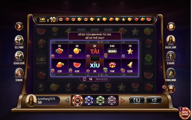 bar xeng 777 sunwin luon noi tieng voi cach choi rat don gian