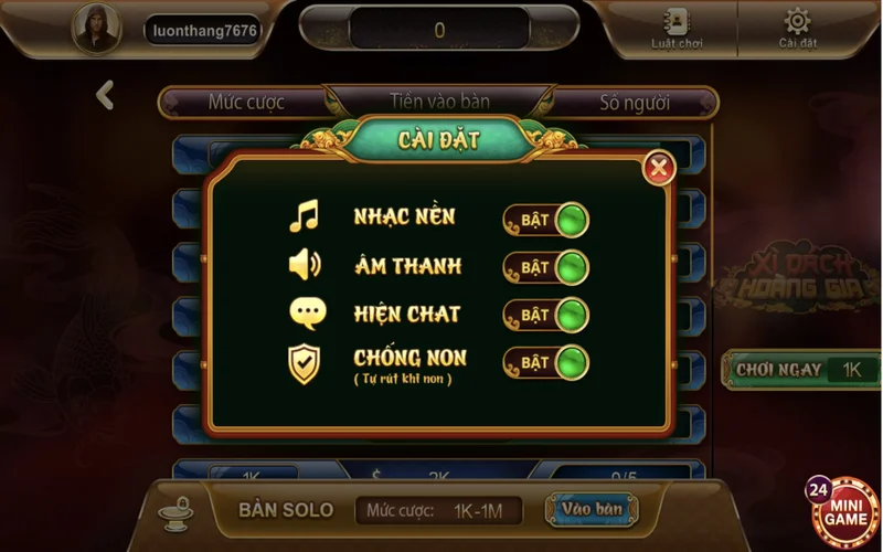 xi dach hoang gia sunwin noi tieng voi cach tinh diem rat don gian