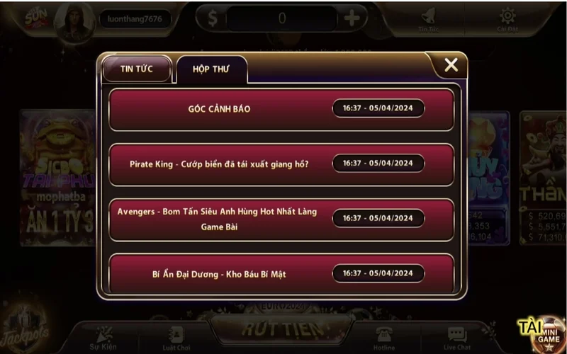 Hộp thư Sunwin là một tính năng đặc biệt tuyệt vời hop thu sunwin la mot tinh nang dac biet tuyet voi